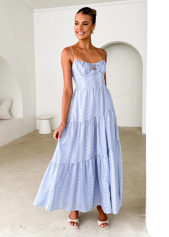 Time to Save Big!Nashville Maxi Dress - Periwinkle