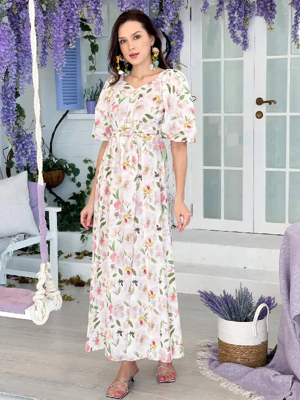 Limited Edition, Limited Price!Odessa Dress In Spring Floral