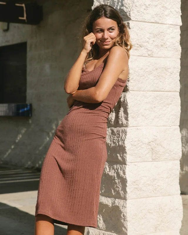 One Day Only – Huge Savings!Summer Babe Midi Dress - Mocha