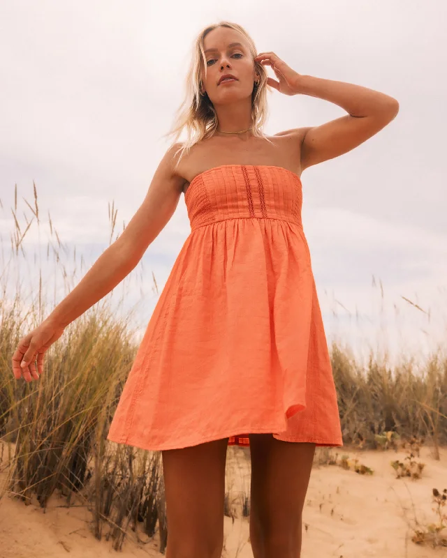 Seasonal Sale – Shop Now!Summers End Mini Dress - Sweet Papaya