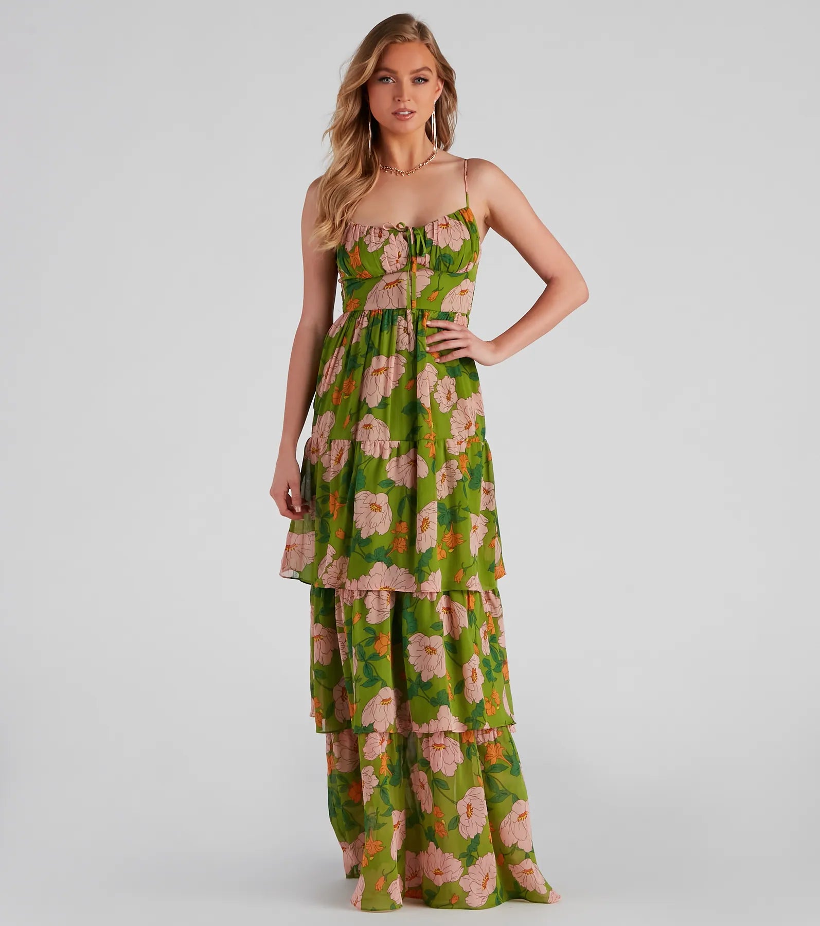 The Sale You’ve Been Waiting For!Valerie Tiered Floral Printed Dress