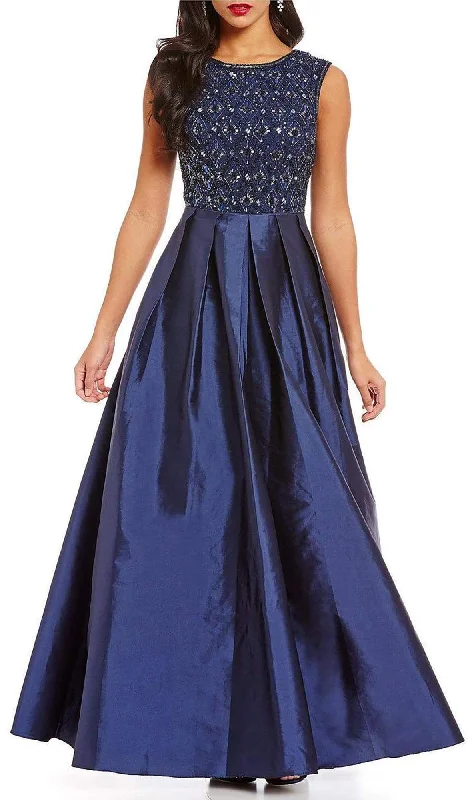 Savings You Can’t Ignore!Aidan Mattox 54471390 Embellished Bateau Neckline A-Line Dress - 1 pc Twilight in Size 6 Available