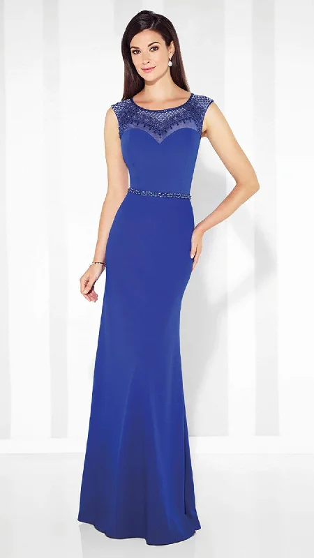 Only a Few Left – Order Now!Cameron Blake - 117606 Cap Sleeve Illusion Gown