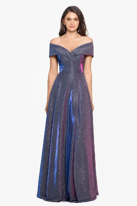 Buy More, Save More!"Willow" Off the Shoulder Glitter Knit Gown
