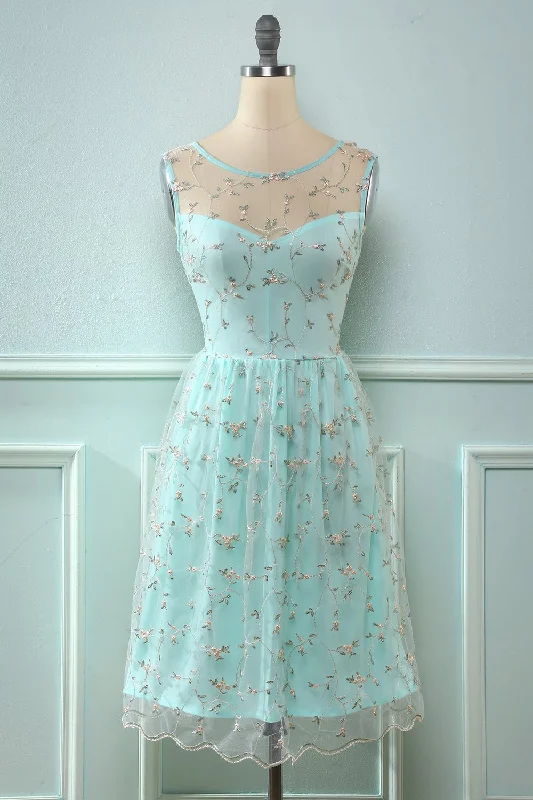 Get More for Less!Green Cute Short Party Dress