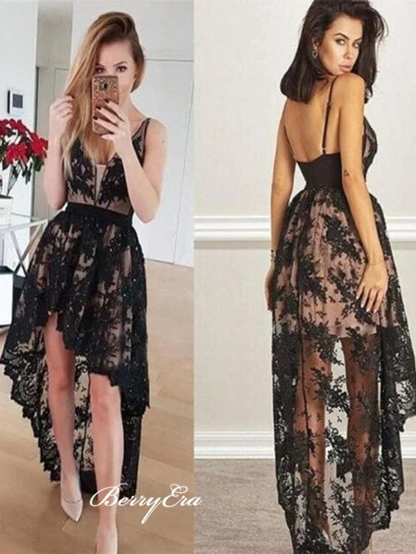 Sale Alert – Get Ready to Shop!High Low Lace Long Prom Dresses, Newest Prom Dresses, Affordable Prom Dresses