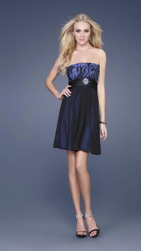 Amazing Prices You Can’t Resist!La Femme - 15425 Strapless Short Dress