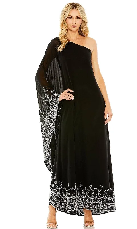 Unbeatable Prices!Mac Duggal 9251 - Asymmetric Chiffon Sheath Dress