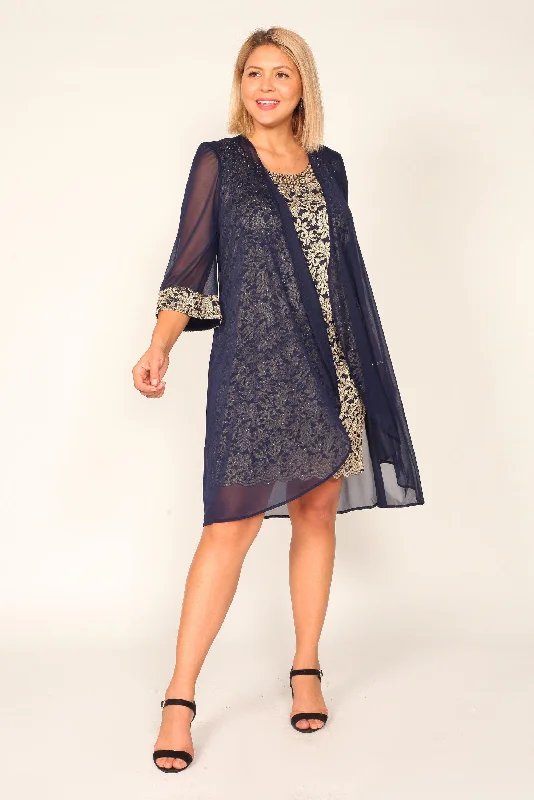 Time to Save Big!R&M Richards 7312W Plus Size Short Jacket Dress