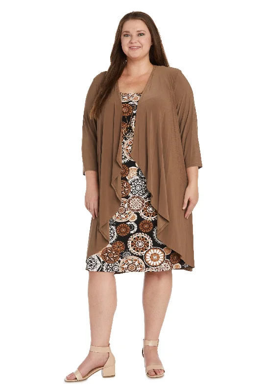 Score Big Savings Today!R&M Richards 7907W Plus Size Short Jacket Dress