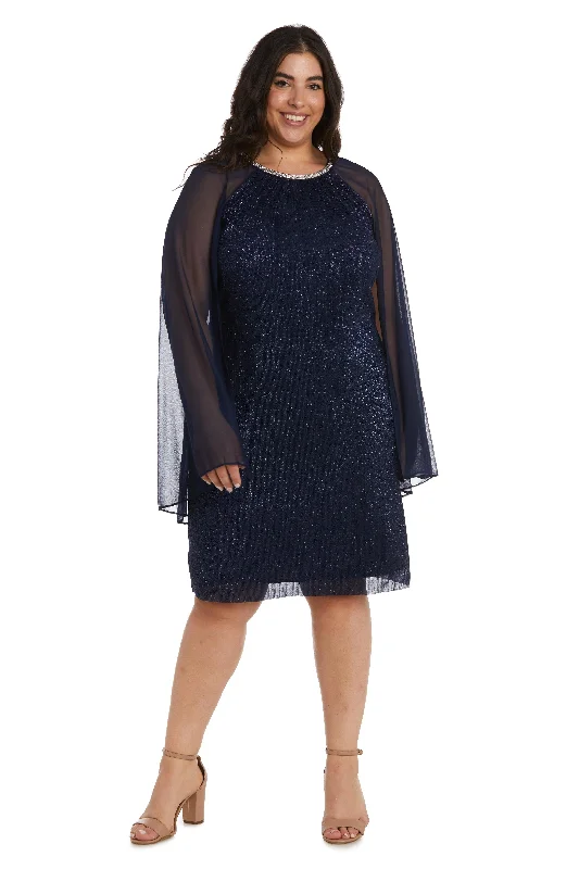 Buy One, Get One Free!R&M Richards 2711W Short Plus Size Cocktail Dress