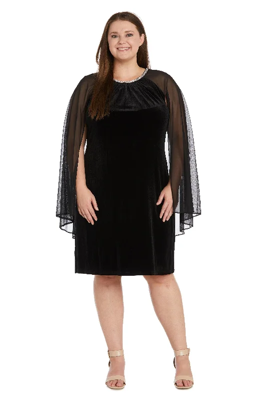 Don’t Wait – Deals Won’t Last!R&M Richards 2641W Short Plus Size Velvet Dress