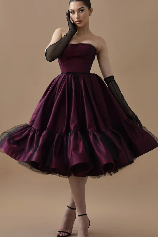Incredible Savings Inside!Strapless Princess Prom Gown Tulle Overlay