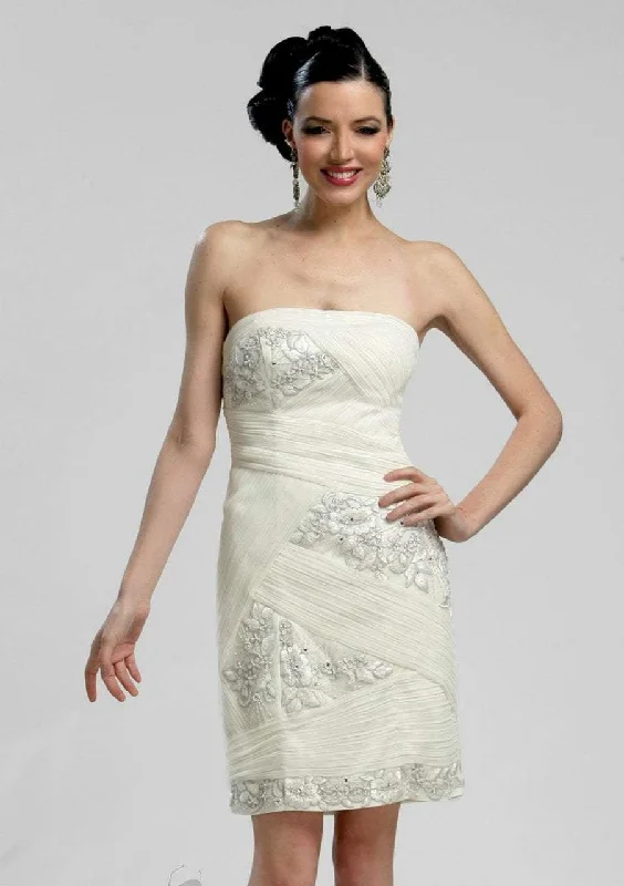 Seasonal Sale – Shop Now!Sue Wong - N3206 Strapless Straight Neck Fitted Dress