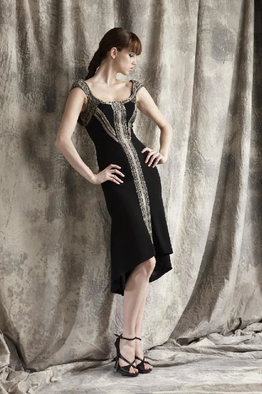 Unlock Huge Savings Now!Theia - Beaded Scoop Neck Dress 881306