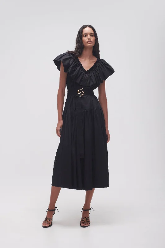 Today Only – Don’t Miss It!Alma Bubble Frill Midi Dress