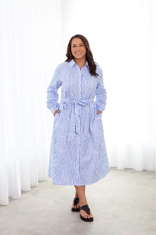 Limited Time Offer!Andrea Cotton Shirt Dress
