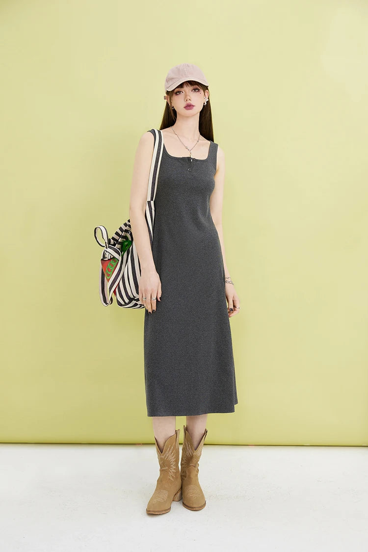 Must-Have Deals Inside!Basic Casual Button Up Midi Dress