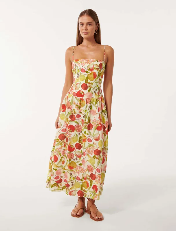 Flash Deals – Act Quickly!Brooke Linen Drop Waist Midi Dress