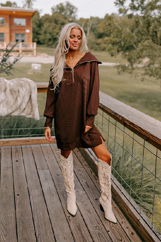 Shop Before It’s Gone!Cafe Meet Up Ribbed Mini Dress
