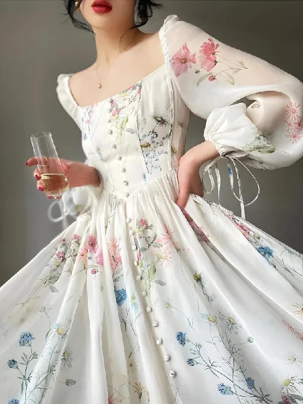 Instant Savings Await!Cottagecore Maxi Dress