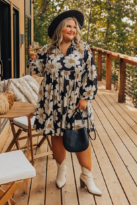 Incredible Savings Inside!Floral Dreams Babydoll Mini Dress Curves