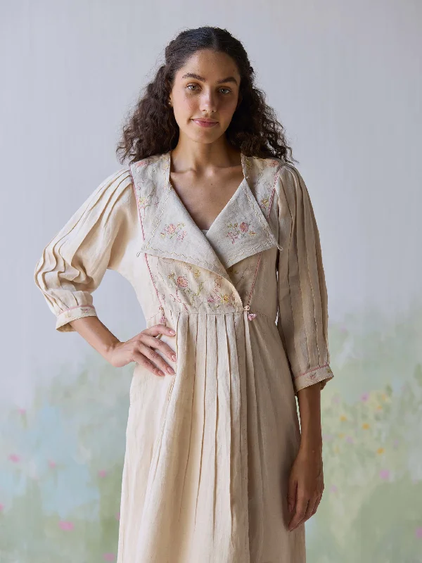 Exclusive Savings This Week!Golden Days Linen Dress