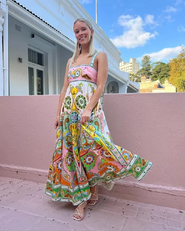 Shop Early, Save Big!Kiala Printed Luxe Holiday Dress