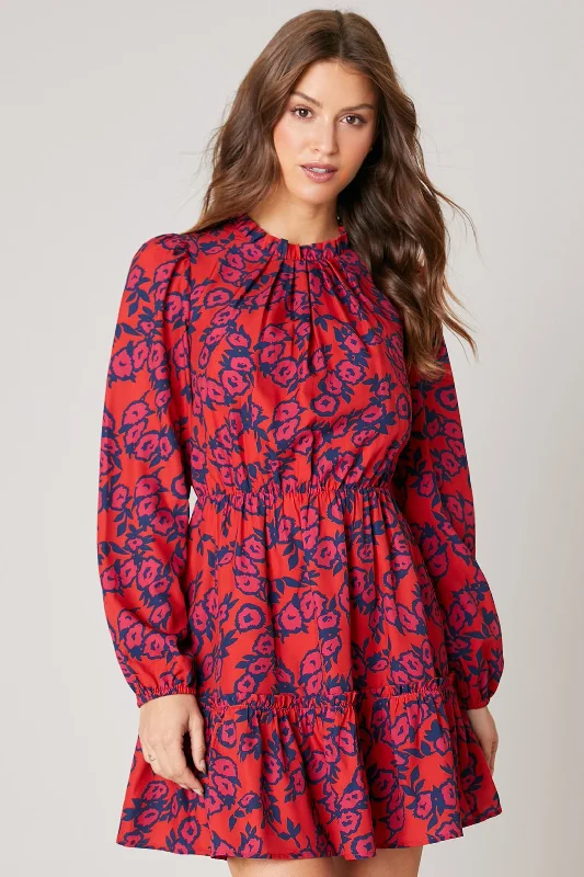 Time to Snag a Bargain!Mira Mar Floral Balloon Sleeve Dress