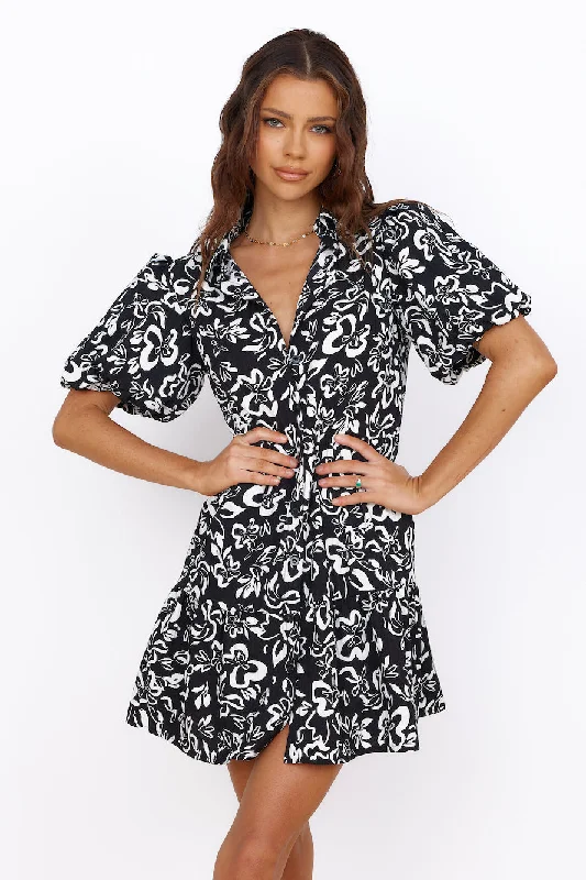 Flash Deals – Act Quickly!Mystic Sunrise Dress Black
