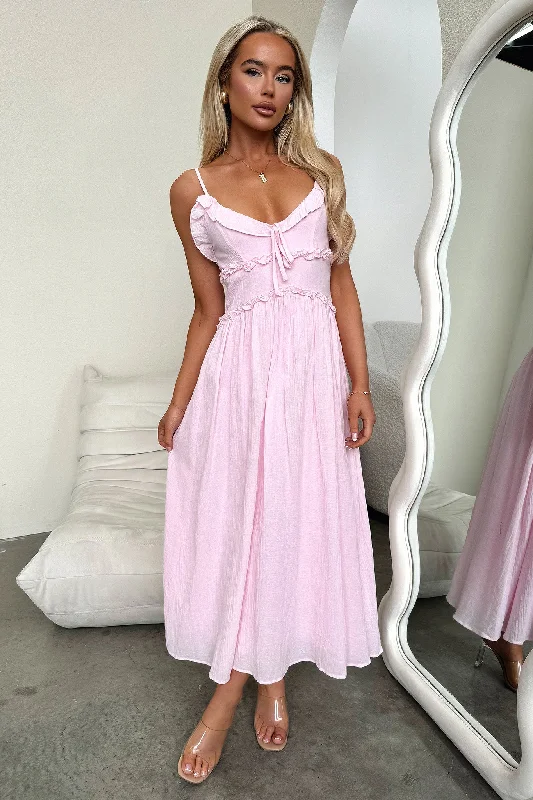 Seasonal Sale – Shop Now!Nicola Dress - Baby Pink