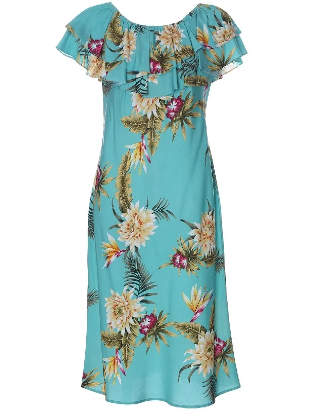 Hot Deals You Can’t Resist!Off Shoulder Short Hawaiian Dress Island Ceres