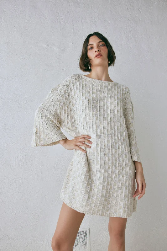 Best Price of the Season!Pia Knit Tunic Cream