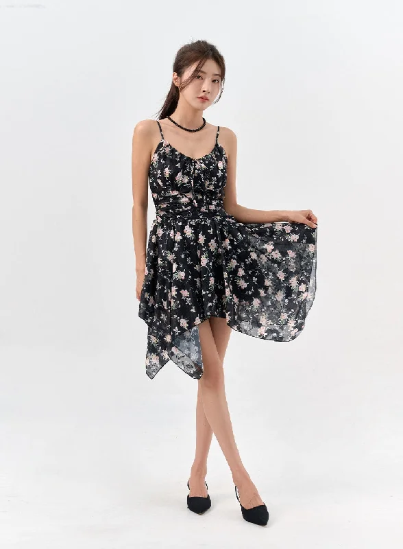 Savings You Can’t Ignore!Retro Floral Mini Dress IO311