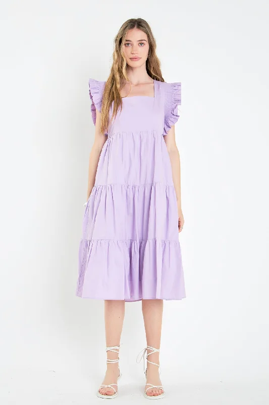Exclusive Deals Just for You!Tiered Midi Dress