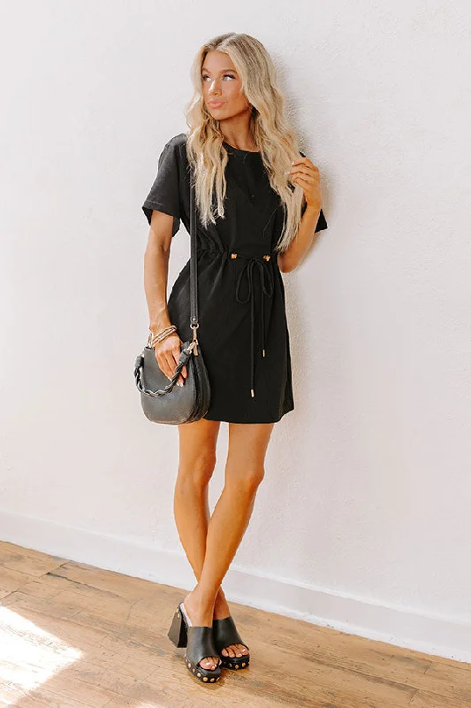 Don’t Wait – Shop Today!Running Errands Drawstring Mini Dress