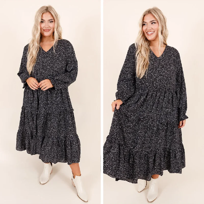 Score Huge Discounts Today!Always Running Errands Dress, Black
