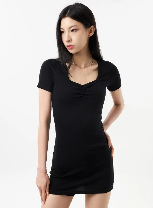Unlock Huge Savings Now!Short Sleeve Mini Dress CU309