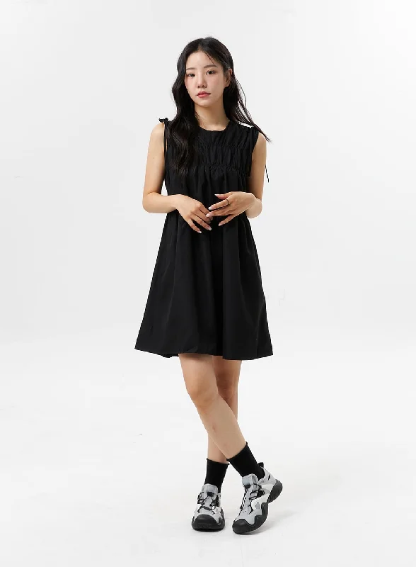 Your Best Deals Are Here!Sleeveless Wide Mini Dress OL318