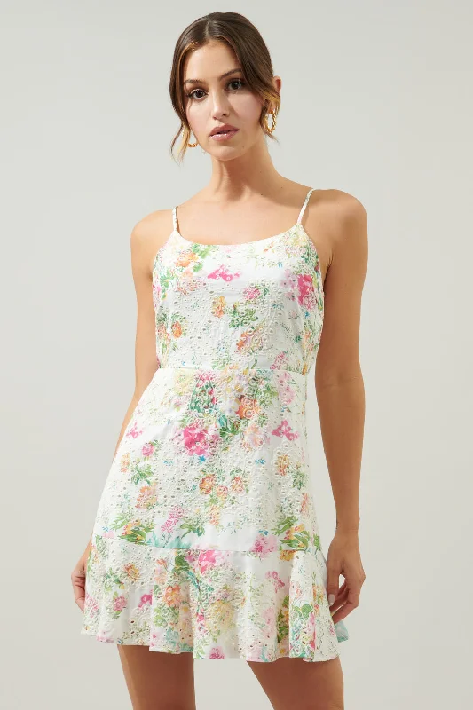 Shop Early, Save Big!Sommerset Floral Eyelet Mini Dress