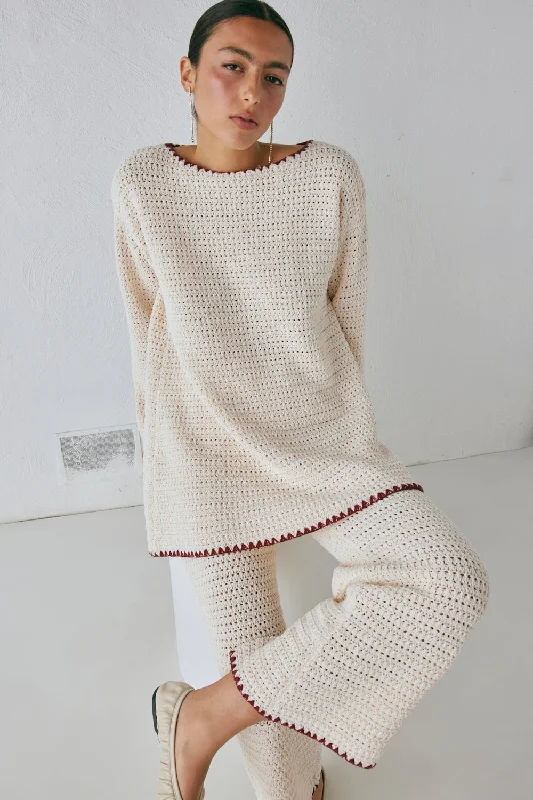 Your Shopping Wish, Our Discount Command!Stella Knit Tunic Cream