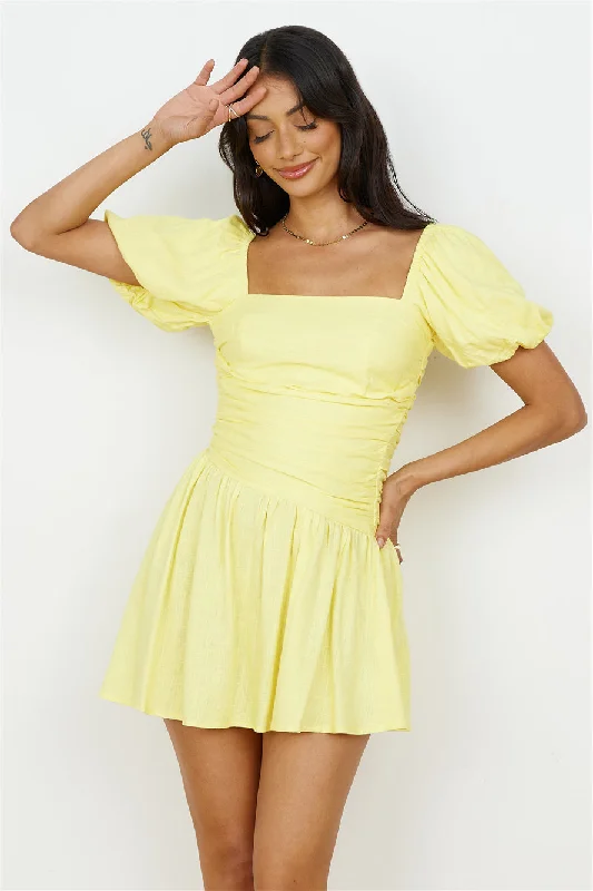 Price Drop Alert!Time Again Dress Yellow