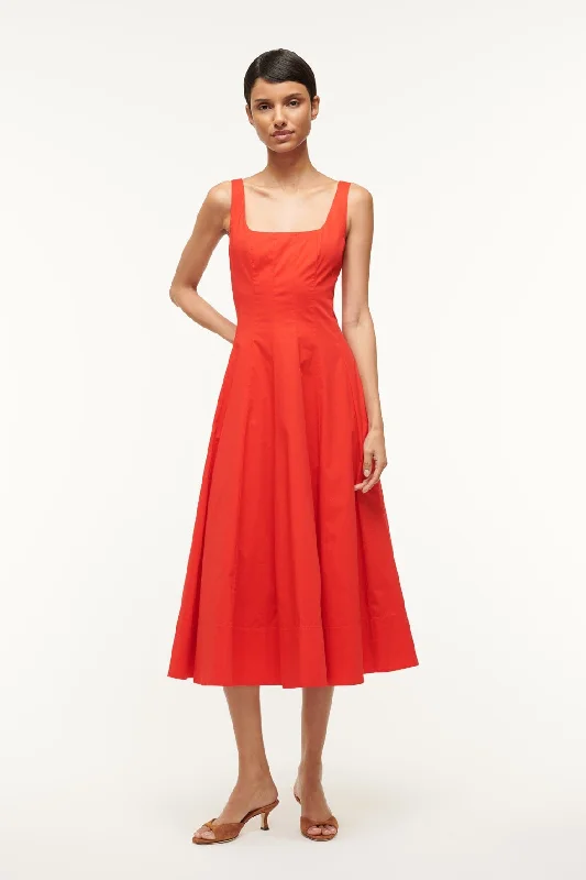 Your Shopping Wish, Our Discount Command!WELLS DRESS | RED ROSE