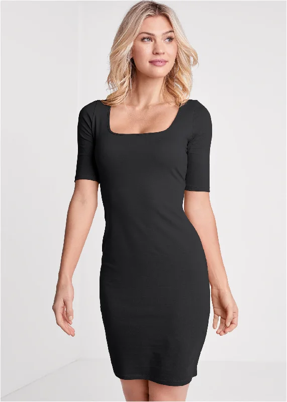 Limited Time Offer!Long And Lean Dress - Black